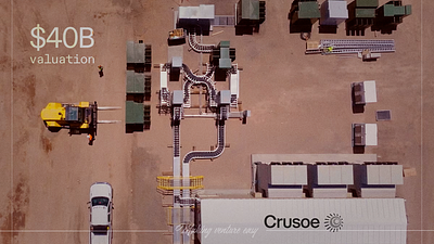 Crusoe: ronda pre-IPO con valoración de hasta $40 mil millones — crecimiento 4x en medio año